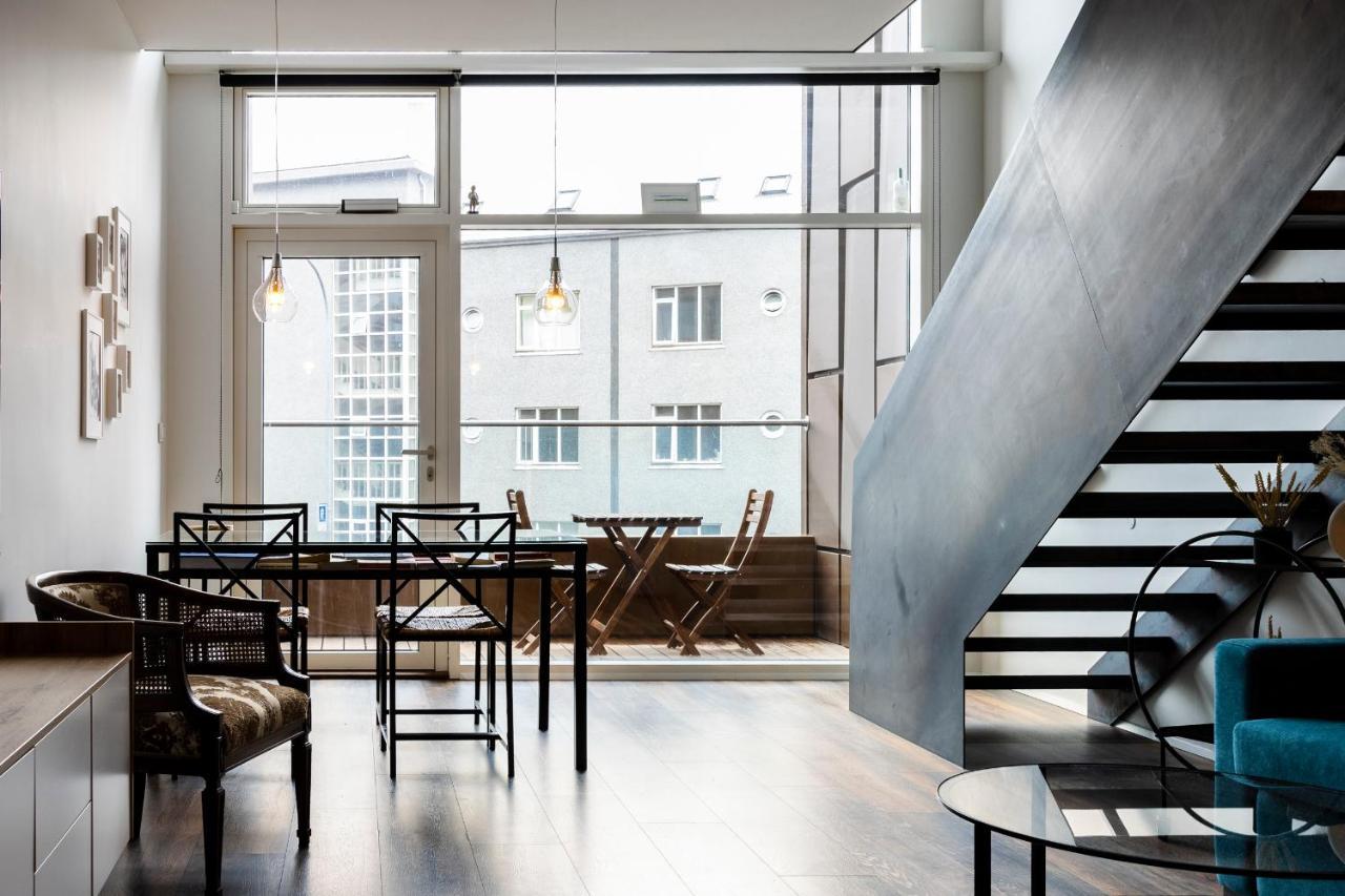 Loft-Style Duplex With Balcony In Downtown Reykjavik Daire Dış mekan fotoğraf